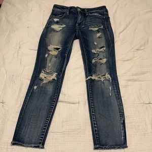 American Eagle ripped jegging, size 2